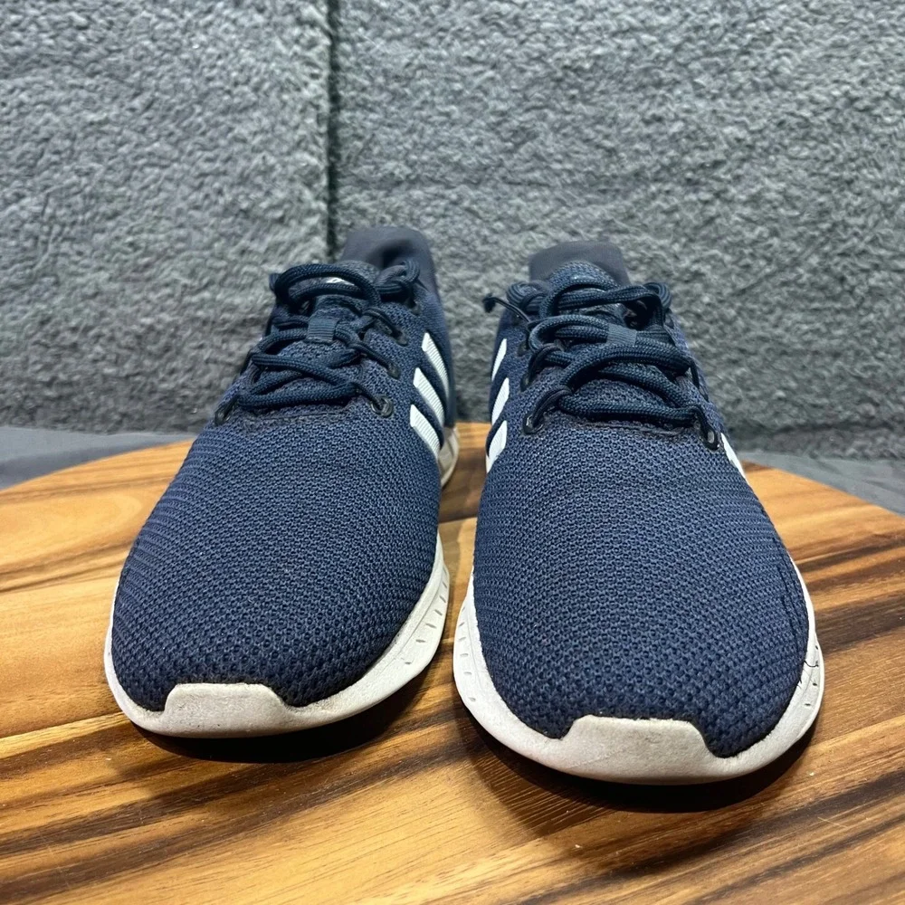 Adidas Questar Mens Navy Blue Running Athletic‎ Shoes Lace Up Sneakers Size 12